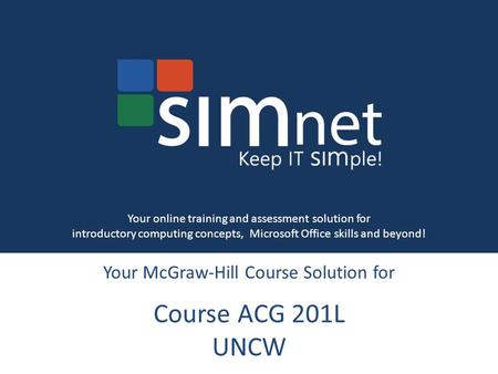 Your McGraw-Hill Course Solution for