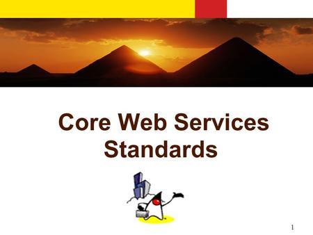 1 Core Web Services Standards. 2 (Simplified) Web Service Architecture Registry 1. Service Registers PUBLISH 3. Client calls Service BIND 2. Client Request.