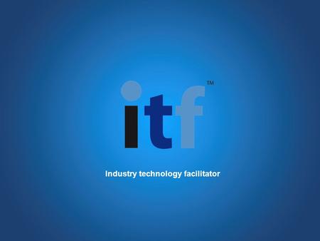 Industry technology facilitator. PowerPoint summary to accompany your proposal Slide Template.