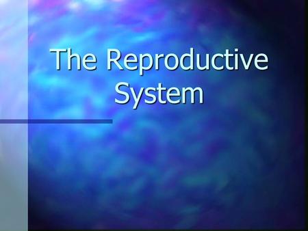 The Reproductive System. The Basics Reproduction is the only life function that is NOT necessary for the individual to survive BUT it is necessary for.