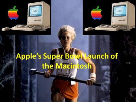 Apple’s Super Bowl Launch of the Macintosh. Apple Super Bowl Reflection Things that you liked… _______________________ Things that you did not like… _______________________.