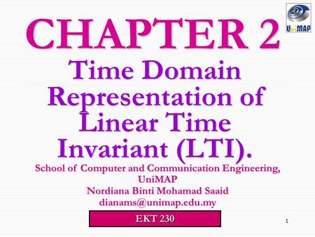 Time Domain Representation of Linear Time Invariant (LTI).