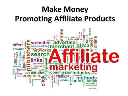 Make Money Promoting Affiliate Products. 1 Find or Create A Landing Page.