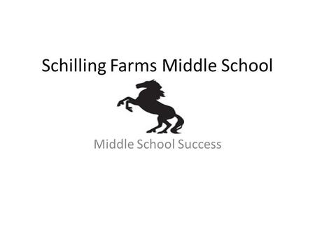 Schilling Farms Middle School Middle School Success.