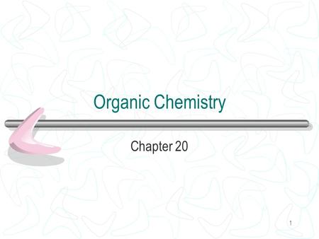 1 Organic Chemistry Chapter 20. 2 Carbon All living matter Four bonds Double and triple bonds.