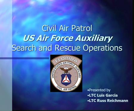 Civil Air Patrol US Air Force Auxiliary Search and Rescue Operations