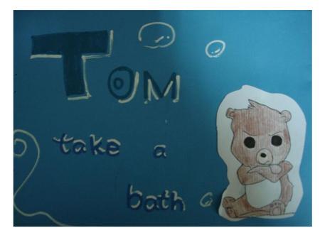 “Come on! Tom, it’s time to take a bath.”Mom said.