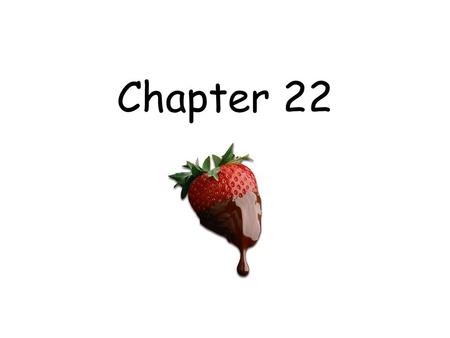 Chapter 22. What is an object? nouns or pronouns that receive the action of verbs.