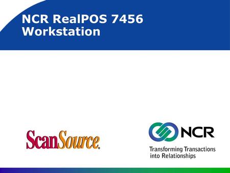 NCR RealPOS 7456 Workstation