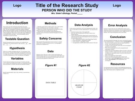 research paper components ppt