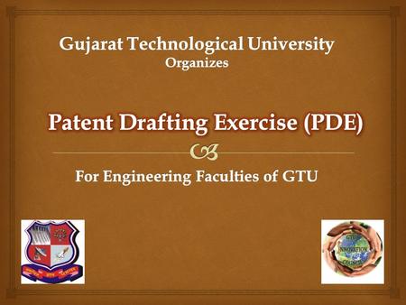   PSAR & It’s achievements  Why Patent Drafting Exercise (PDE)  FDPs  IT Development  Course Content  Outcome Content.
