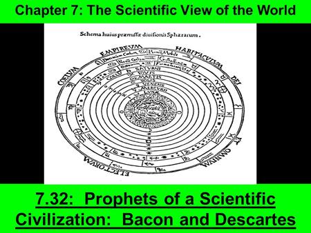7.32: Prophets of a Scientific Civilization: Bacon and Descartes Chapter 7: The Scientific View of the World.