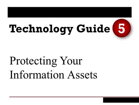 Protecting Your Information Assets