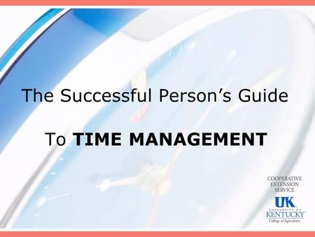 The Successful Person’s Guide