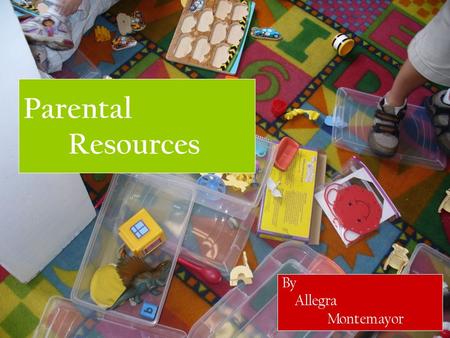Parental Resources By Allegra Montemayor. Families with Special Needs Children The Family Village This web site provides many resources to families who.