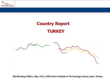 Country Report TURKEY 9th Meeting of SELL, May 18-21, 2009, Izmir Institute of Technology Library, Izmir, Turkey.