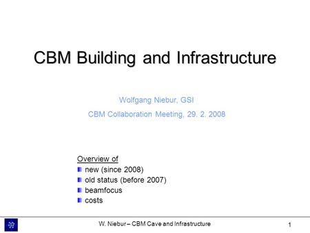 CBM Building and Infrastructure