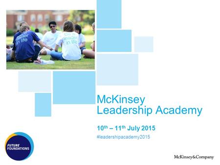 What is the Leadership Academy about?