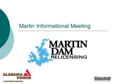 Martin Informational Meeting. May 24, 2007Martin Informational Meeting2 Agenda 9:00 – 9:30 AM Welcome & Overview of the January Issues Identification.