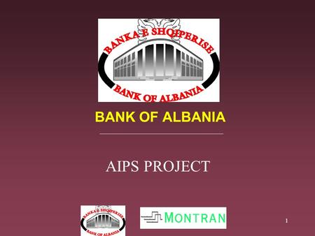 1 BANK OF ALBANIA AIPS PROJECT. 2 What is AIPS? AIPS Project Implementation Plan AIPS Activities & Responsibilities AIPS Operational Security & Resilience.