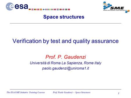 Verification by test and quality assurance