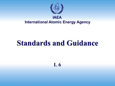 Standards and Guidance