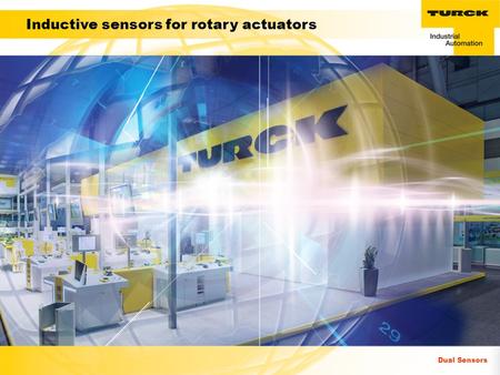 Inductive sensors for rotary actuators Dual Sensors.