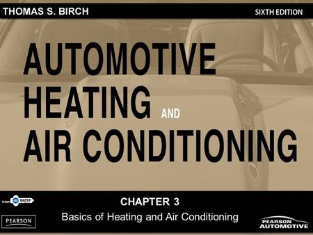 CHAPTER 3 Basics of Heating and Air Conditioning