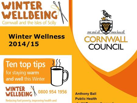 Winter Wellness 2014/15 Anthony Ball Public Health