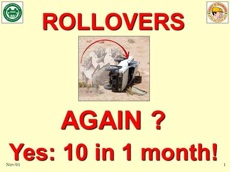 10 Rollovers in 1 month? Nov/011 ROLLOVERS AGAIN ? Yes: 10 in 1 month!