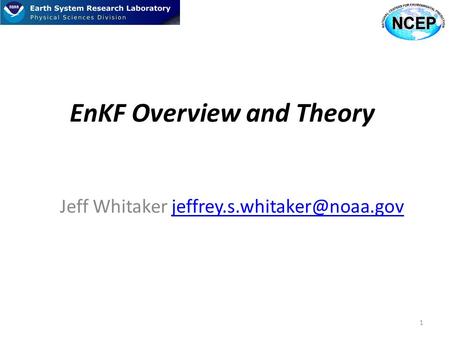 EnKF Overview and Theory