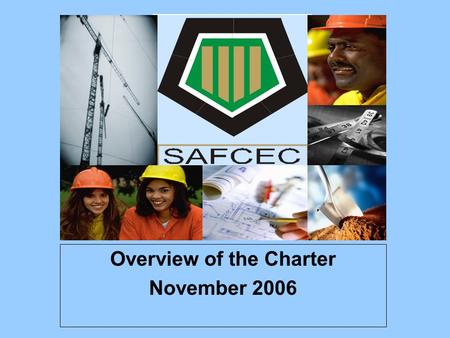 Overview of the Charter November 2006. WhiteBlackWomen Men 90% 6% 94% 10%
