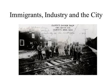 Immigrants, Industry and the City. Background of Industrial Revolution War of 1812 Transportation Revolution Textiles Artificial Power Mechanization of.