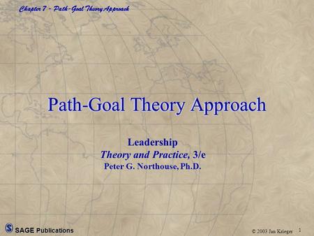 Path-Goal Theory Approach
