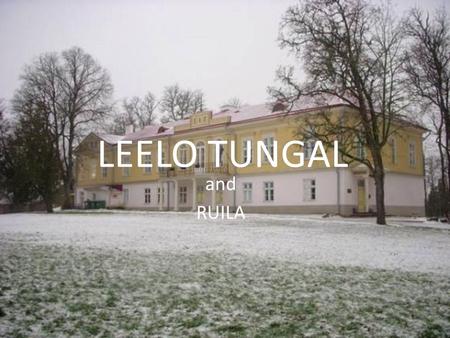 LEELO TUNGAL and RUILA. Why ? why First of all I will explain why I have made my report about Leelo Tungal.