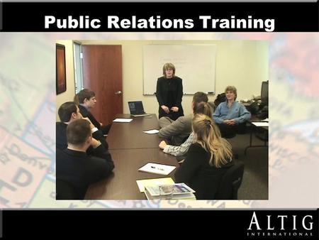 Public Relations Training. Marketing arm of American Income Life We build strong partnerships within our marketplaces Commitment to working families Unions.