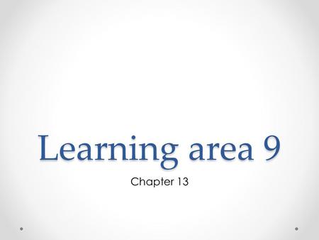 Learning area 9 Chapter 13. Chapter 13 Limitation of accounts You should be able to discuss the limitations of ratio analysis at the end of a ratio question.