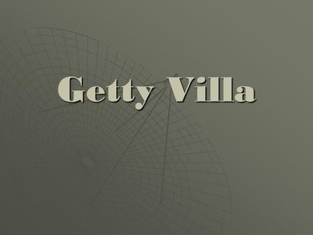 Getty Villa. The Lamp Bearer Found in Pompeii, created in 20 BC and survived Mt. Vesuvius’ eruption.