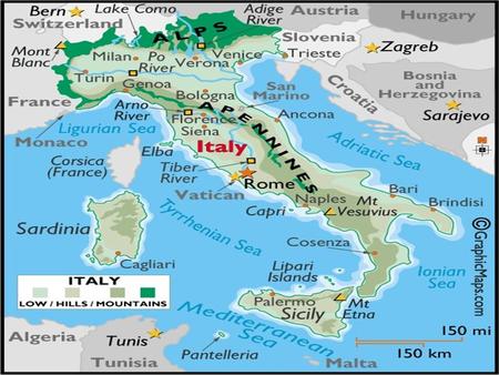 RomeRome: Republic and Empire Geography & Culture Middle of Mediterranean on Italian Peninsula The Tiber River WHY IS POSITION IMPORTANT??? ****Latins,