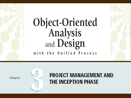 Project Management Development project artifacts (products)