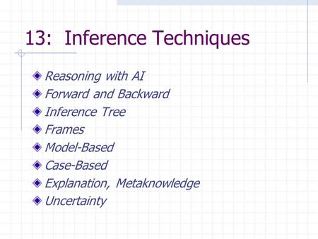 13: Inference Techniques