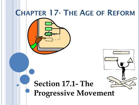 C HAPTER 17- T HE A GE OF R EFORM Section 17.1- The Progressive Movement.