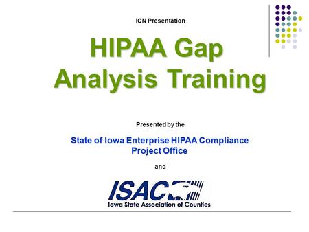 State of Iowa Enterprise HIPAA Compliance