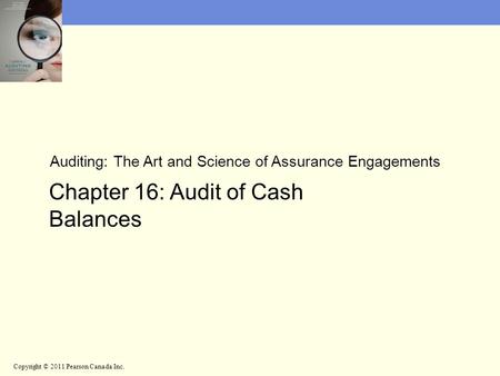 Chapter 16: Audit of Cash Balances