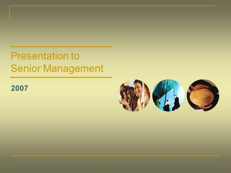 Presentation to Senior Management 2007. MiFID for Senior Managers Introduction These slides introduce the big changes for senior management from MiFID.