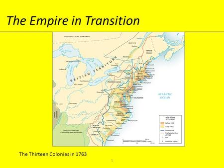 The Empire in Transition