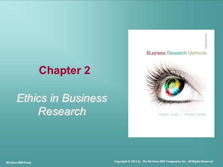 Ethics in Business Research