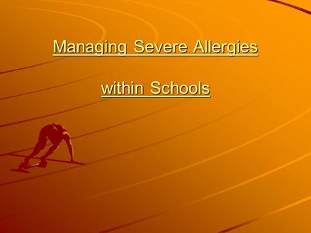 Managing Severe Allergies within Schools. What is Anaphylaxis? Anaphylaxis is a severe systemic allergic reaction. At the extreme end of the allergic.