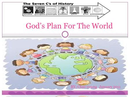 God’s Plan For The World BY: Chae-young January 2011.