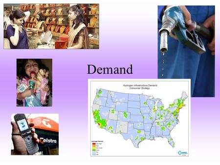 Demand. –The desire to own something, and the ability to pay for it. The Law of Demand –As prices go up quantity demanded goes down. –As prices go down.